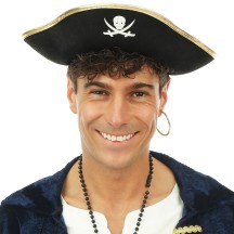 Chapeau de Pirate Adulte – Feutre - 24600 - Chapeaux