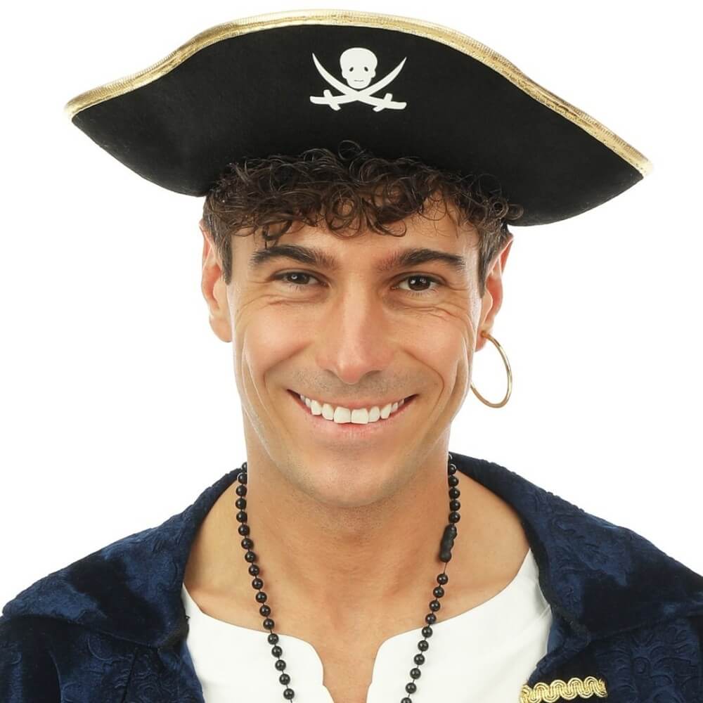 Chapeau de Pirate Adulte – Feutre - 24600 - Chapeaux