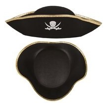 Chapeau de Pirate Adulte – Feutre - 24600 - Chapeaux
