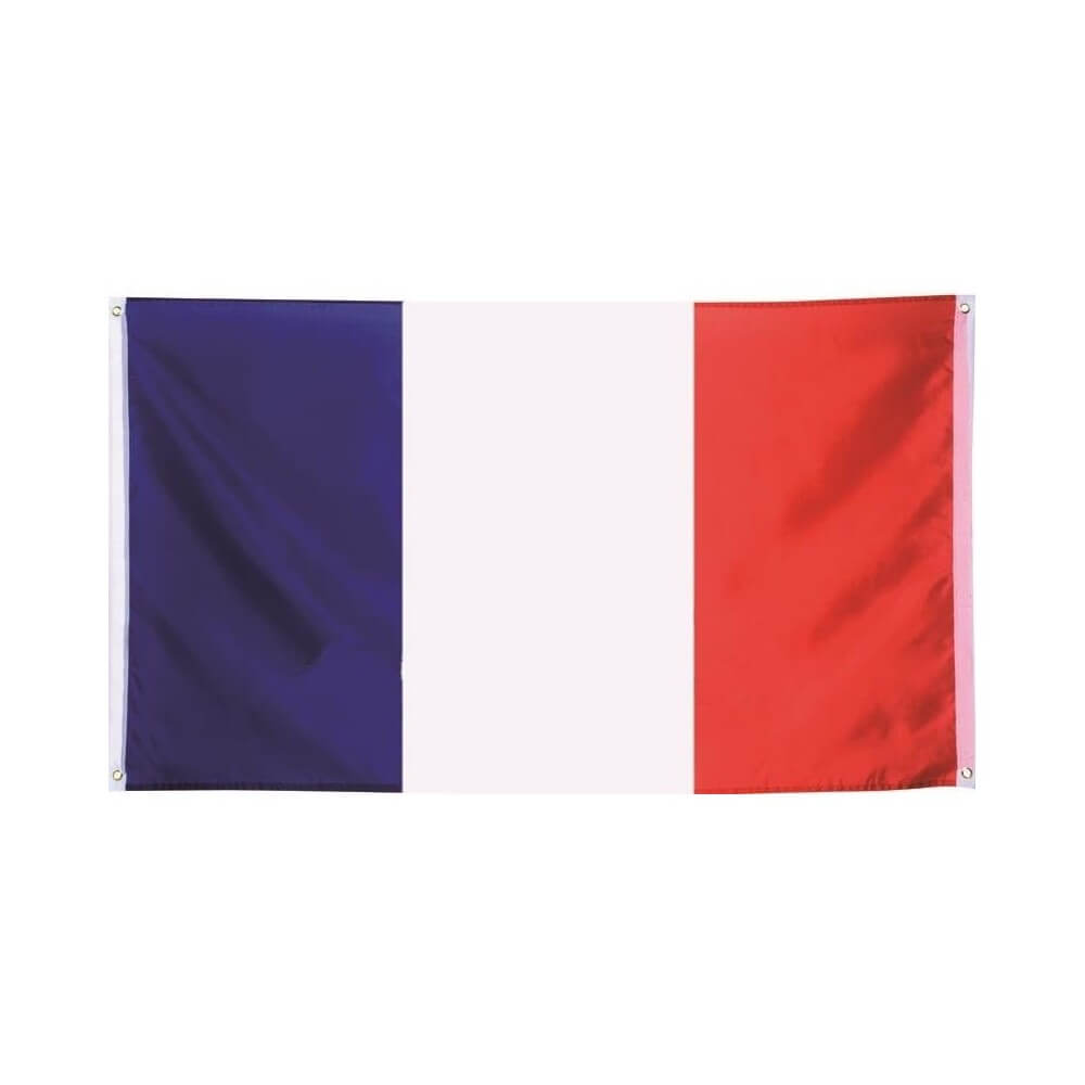 Drapeau France Polyester 150 x 200 cm – 4 Œillets - 14604 - Drapeaux