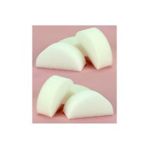 Lot de 6 Demi-Éponges Maquillage 5 x 2,5 cm - 33875 - Pinceaux & Accessoires de Maquillage