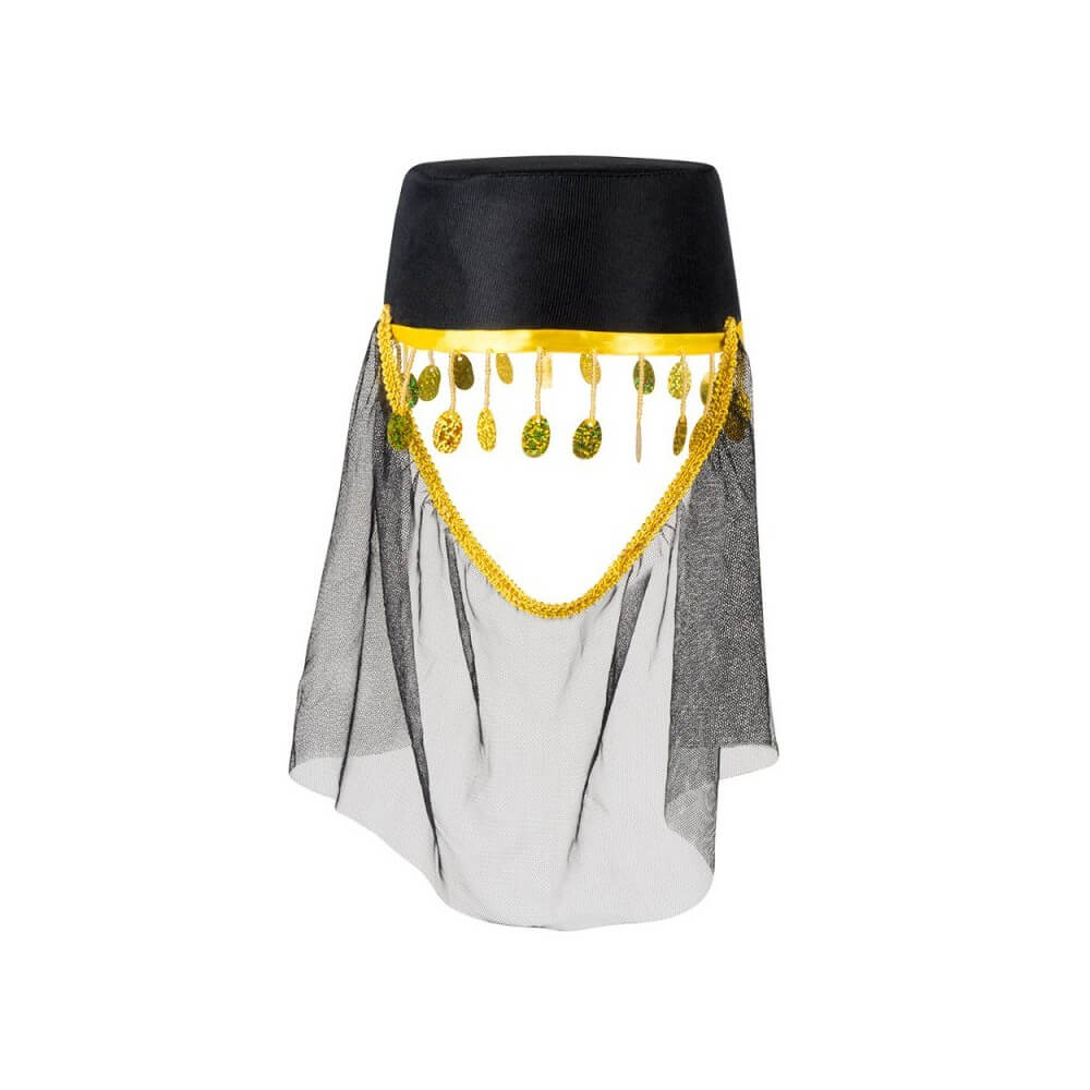 Chapeau Fatima avec Voile - B04236 - Chapeaux