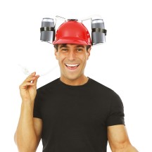 Casque Anti-Soif Adulte – Porte Canettes - 31081 - Chapeaux