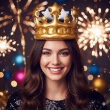 Couronne Gonflable Or - 47046 - Chapeaux