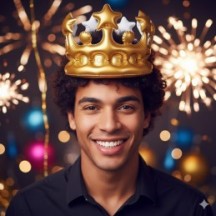 Couronne Gonflable Or - 47046 - Chapeaux