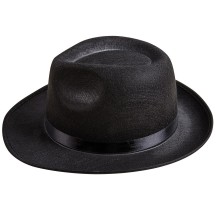 Chapeau Borsalino Feutre Noir – Adulte - 34760 - Chapeaux
