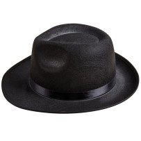 Chapeau Borsalino Feutre Noir – Adulte - 34760 - Chapeaux