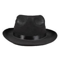 Chapeau Borsalino Feutre Noir – Adulte - 34760 - Chapeaux