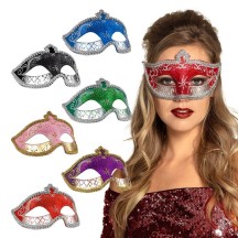 Masque Venice CORONA – 6 couleurs assorties - B00303 - Masques