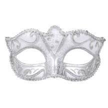 Loup Venice FELINA Argent – Masque élégant - B00339 - Masques