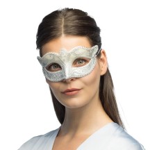 Loup Venice FELINA Argent – Masque élégant - B00339 - Masques