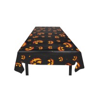 Nappe Halloween Citrouilles Terrifiantes 120 x 180 cm - 282085 - Nappes en Plastique