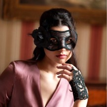 Loup Dentelle MYSTIQUE Noir – Masque élégant - B97528 - Masques