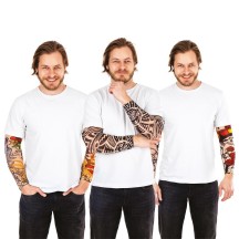 Manches Faux Tatouages – Modèle Aléatoire – 42 cm - 18590 - Strass & Paillettes