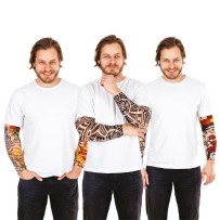 Manches Faux Tatouages – Modèle Aléatoire – 42 cm - 18590 - Strass & Paillettes