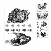 Tatouages Éphémères Halloween – Modèle Aléatoire III - 23147 - Strass & Paillettes