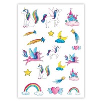 Tatouages Éphémères – Licornes - 23225 - Strass & Paillettes