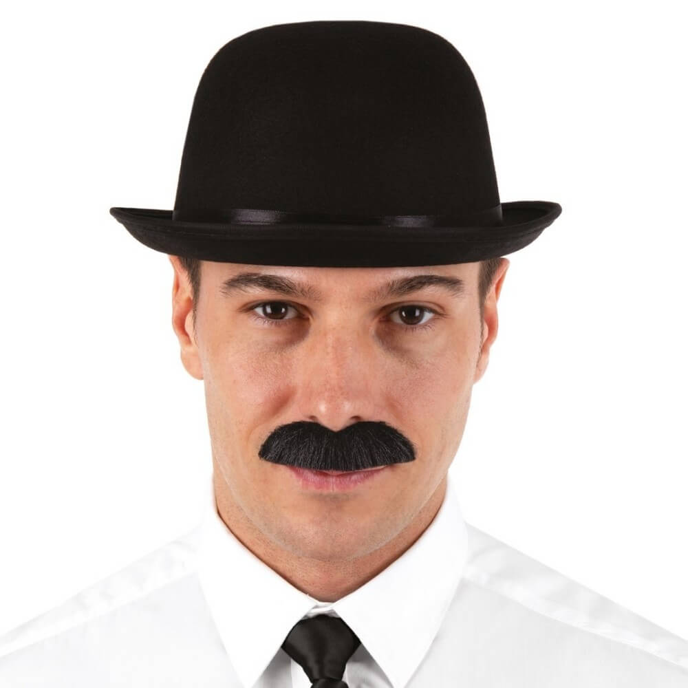 Chapeau Feutre Melon Adulte Noir - 35160 - Chapeaux