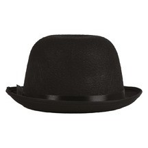 Chapeau Feutre Melon Adulte Noir - 35160 - Chapeaux