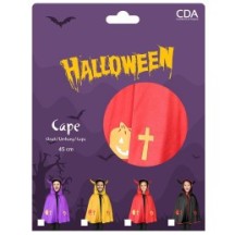 Cape Diablotin 45 cm avec Capuche – 4 Couleurs aléatoire - 26206 - Costumes enfant