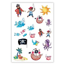 Tatouages Éphémères – Pirates - 23226 - Strass & Paillettes