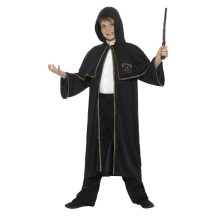 Cape Noire de Sorcier – Taille L / XL - S45604LXL - Costumes enfant