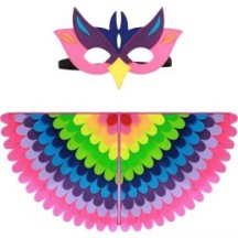 Set Bird Paradise – Cape & Masque (96 x 47 cm) - 47049 - Costumes enfant