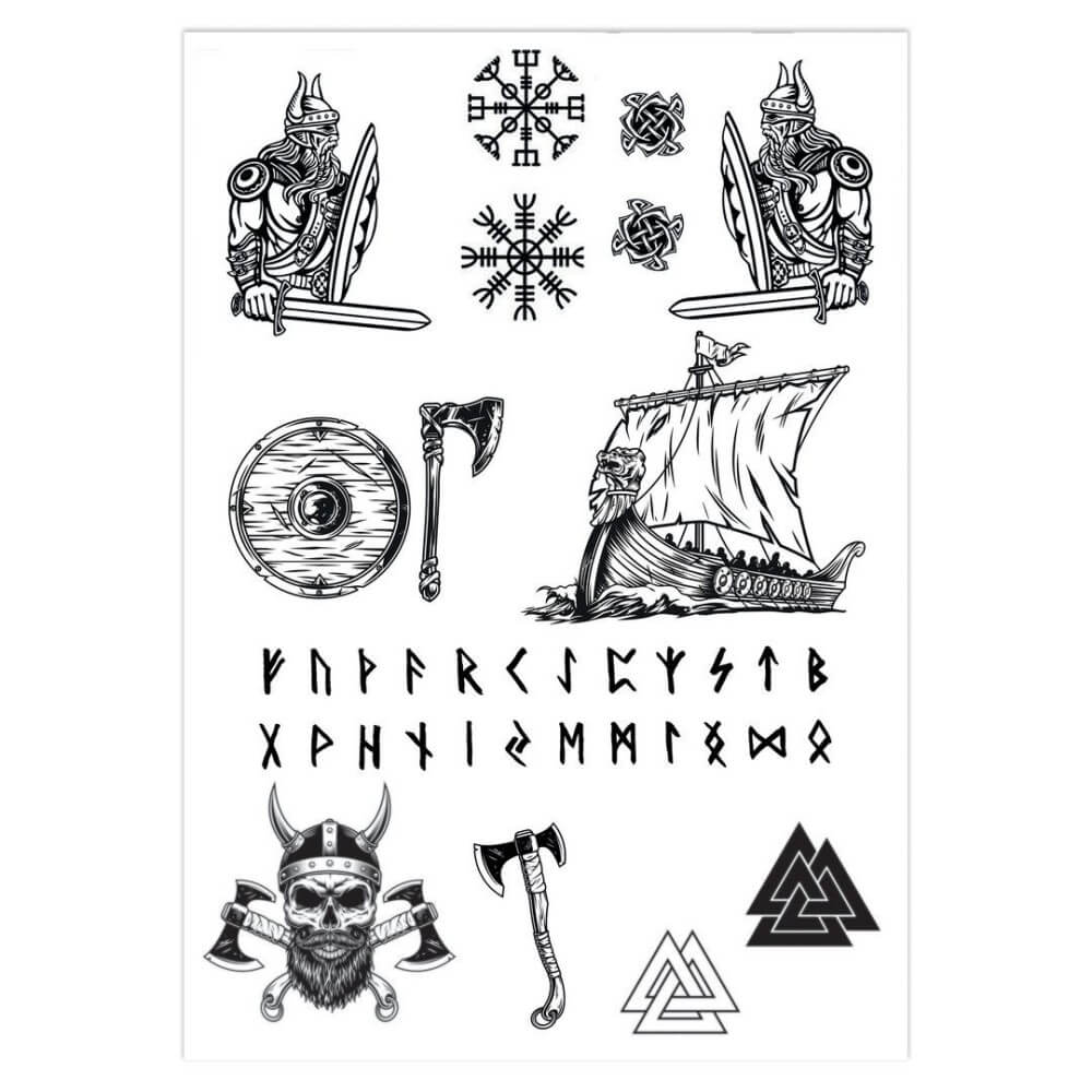 Tatouages Vikings - 23293 - Strass & Paillettes