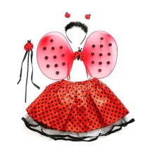 COCCI Set 4 Pièces – Ailes, Tutu, Tiare & Baguette - 47078 - Costumes enfant