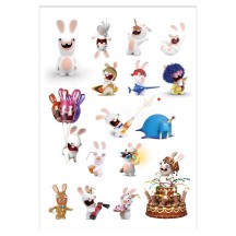 Lapins Crétins™ – Tatouages - 23346 - Strass & Paillettes