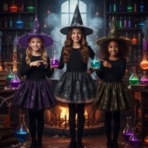 Set Chapeau & Tutu Spider – Or, Argent ou Violet - 25849 - Costumes Halloween