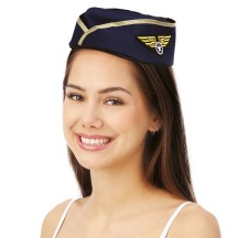 Calot Hôtesse de l’Air Adulte - 44407 - Chapeaux