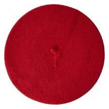 Béret en Laine Rouge Adulte - 46502 - Chapeaux