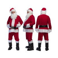 Costume Père Noël Adulte Professionnel – L / XL - B13328 - Costumes adulte
