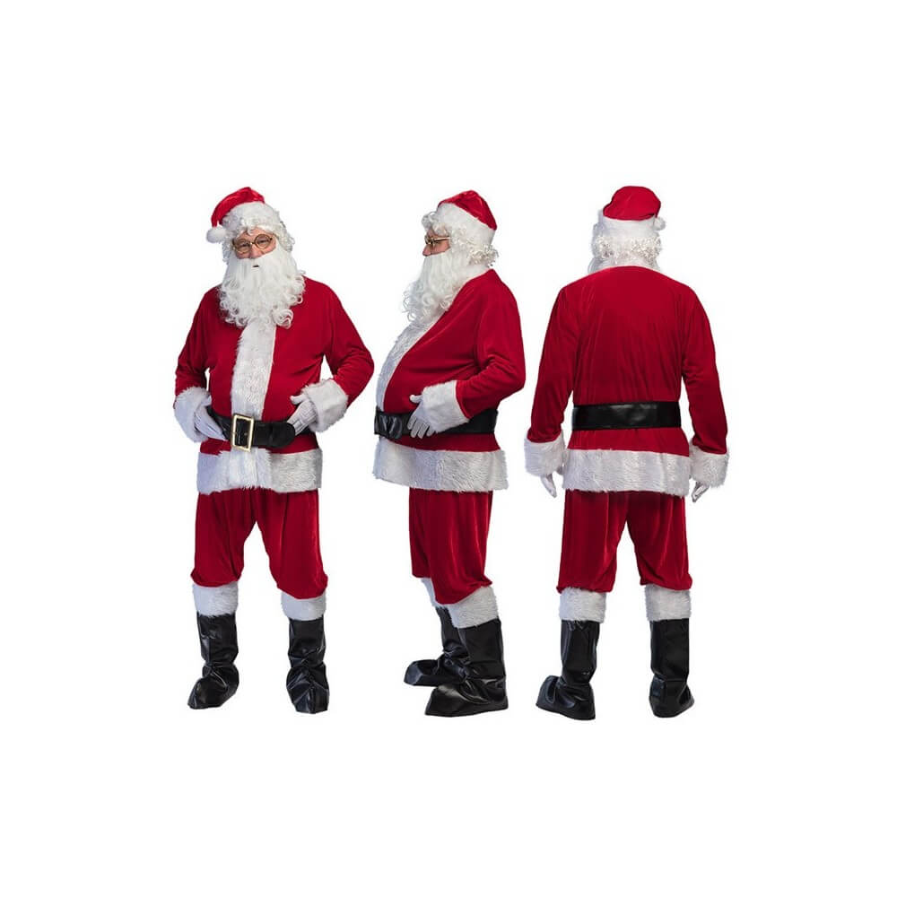 Costume Père Noël Adulte Professionnel – L / XL - B13328 - Costumes adulte