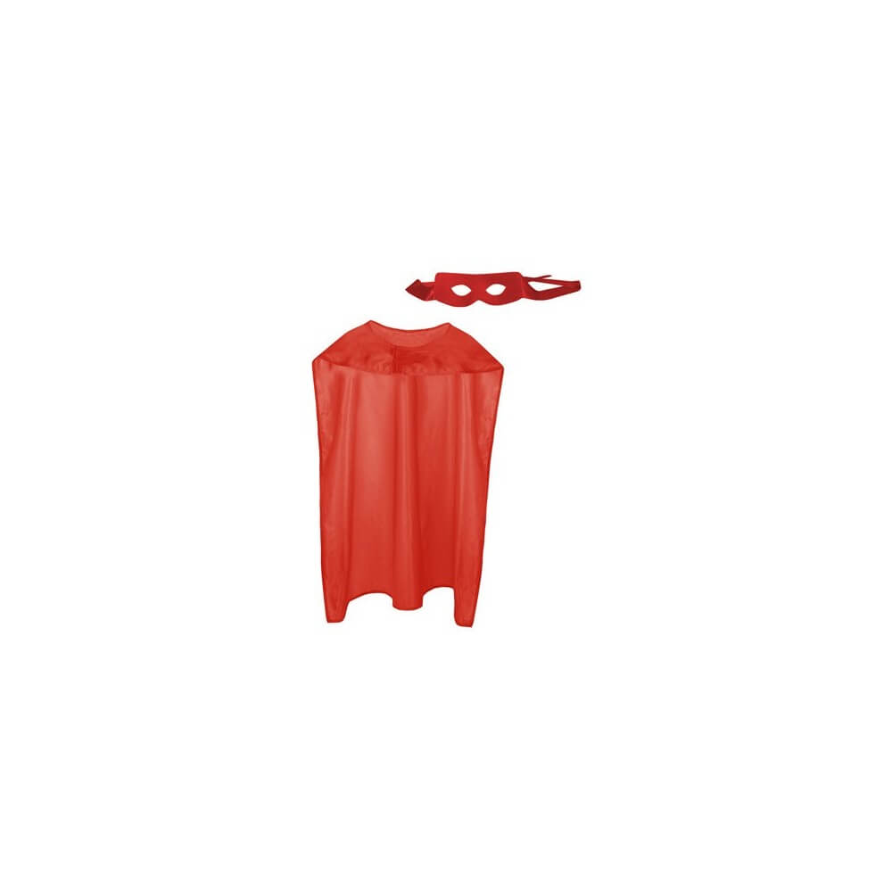 Set Héros Rouge – Loup & Cape 90 cm - B71050 - Costumes adulte