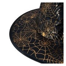 Chapeau de Sorcière Adulte Toile d’Araignée Couleur Aléatoire - 56570 - Chapeaux