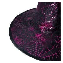 Chapeau de Sorcière Adulte Toile d’Araignée Couleur Aléatoire - 56570 - Chapeaux