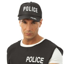 Casquette de Police Adulte - 56930 - Chapeaux