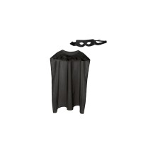 Set Héros Noir – Loup & Cape 90 cm - B71051 - Costumes adulte