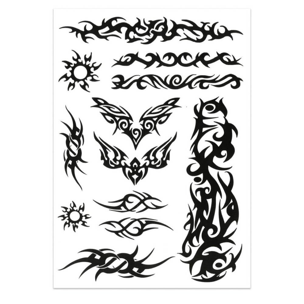 Tatouages Éphémères – Tribal - 23917 - Strass & Paillettes