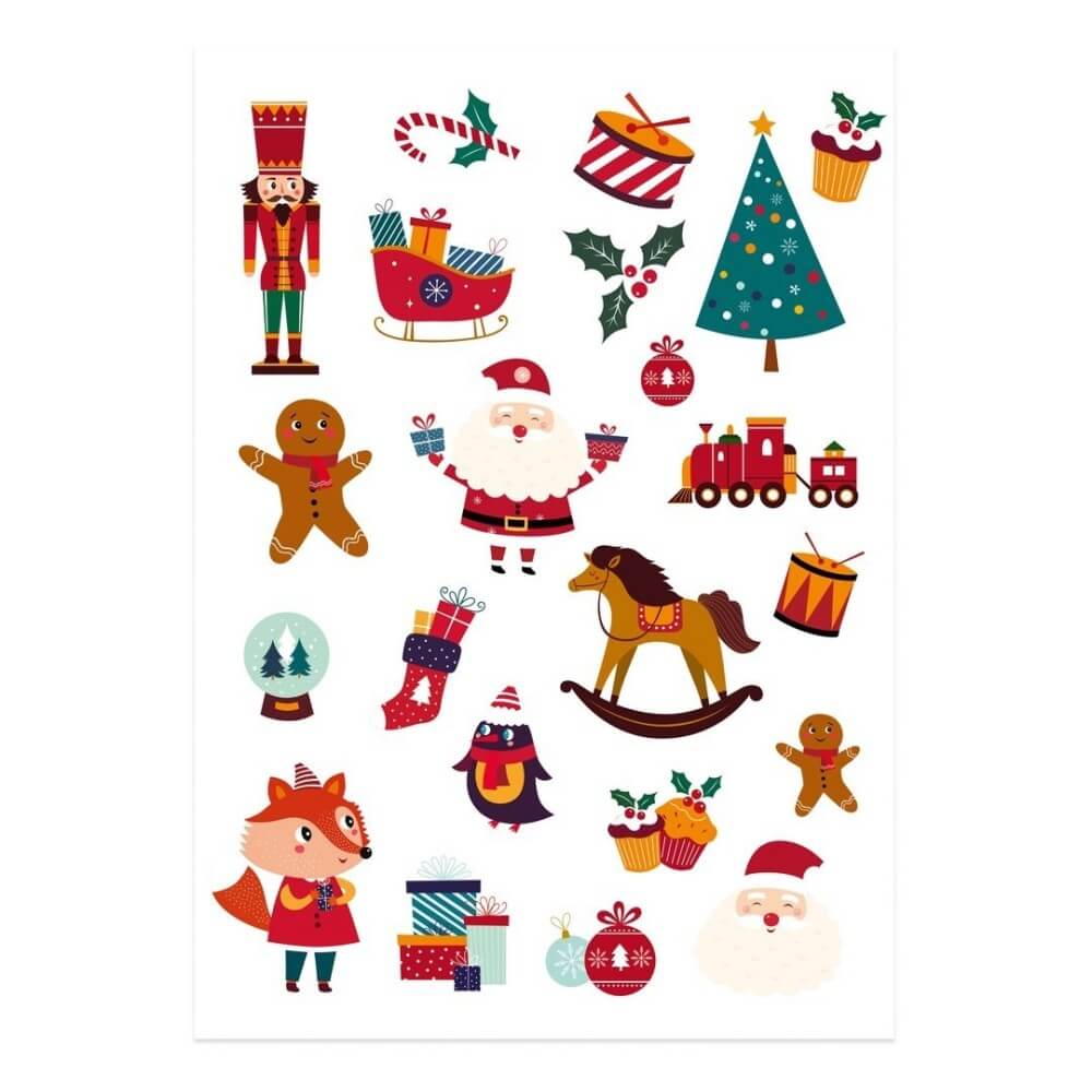 Tatouages Éphémères – Noël - 24180 - Strass & Paillettes