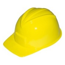 Casque de Chantier Jaune Adulte - 60550 - Chapeaux