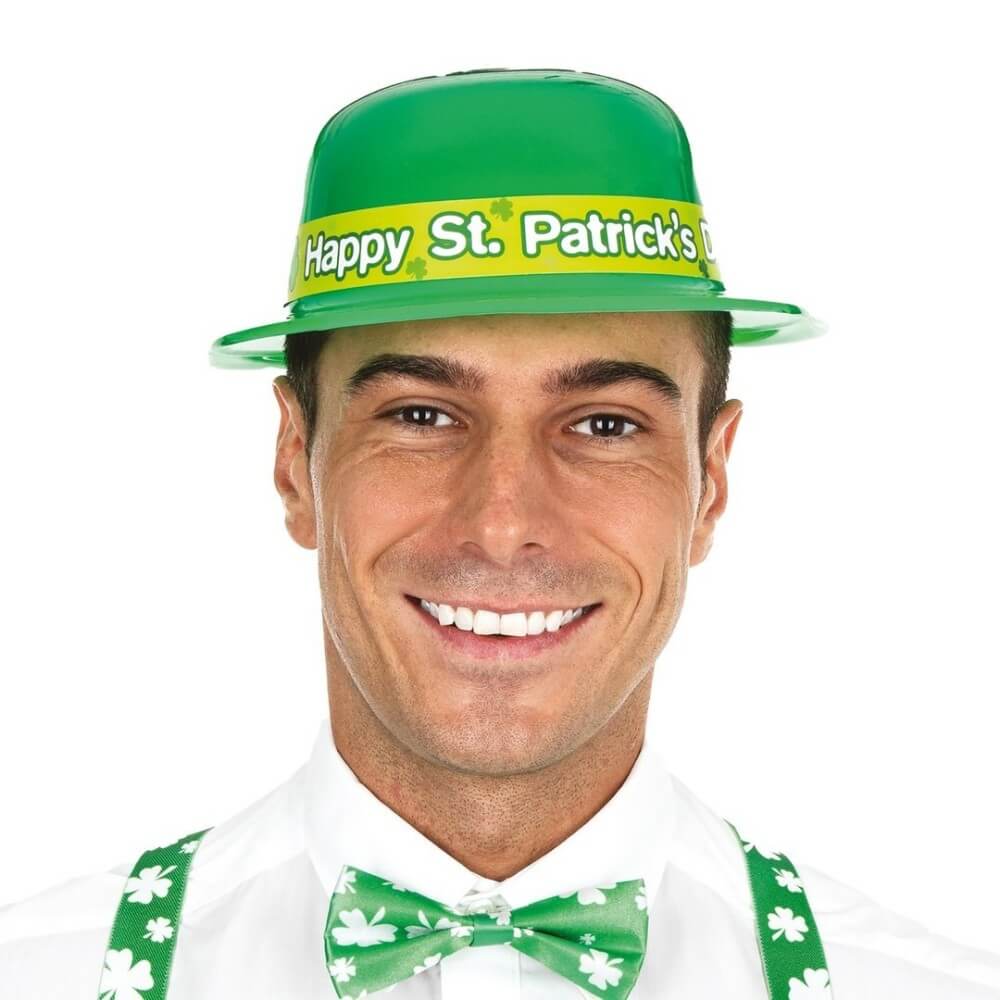 Chapeau Melon St Patrick Vert Adulte - 60560 - Chapeaux