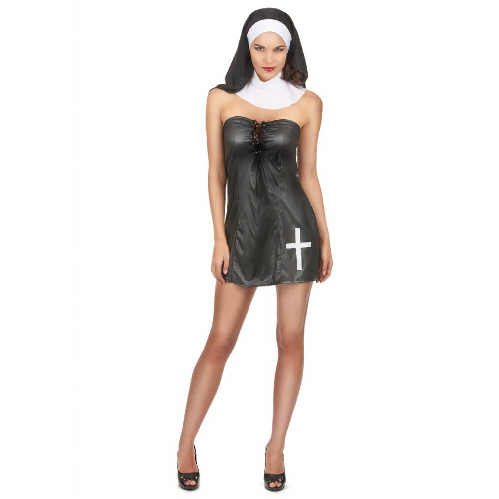 Déguisement Nonne Sexy Bustier Femme - 59497 - Costumes adulte