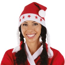 Bonnet Mère Noël Lumineux Adulte - 61045 - Chapeaux