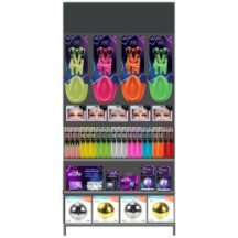 Set 4 Pièces Sequin Néon Jaune – Chapeau, Nœud, Lunettes & Bretelles - 27865 - Lunettes fantaisie