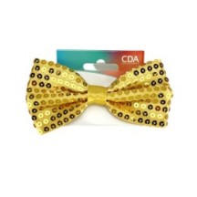 Nœud Papillon Sequin Or - 02391GO - Nœuds Papillon