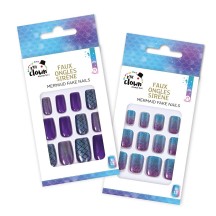 Faux Ongles – 2 Modèles Aléatoires – Sirène - 24565 - Faux Ongles & Faux Cils