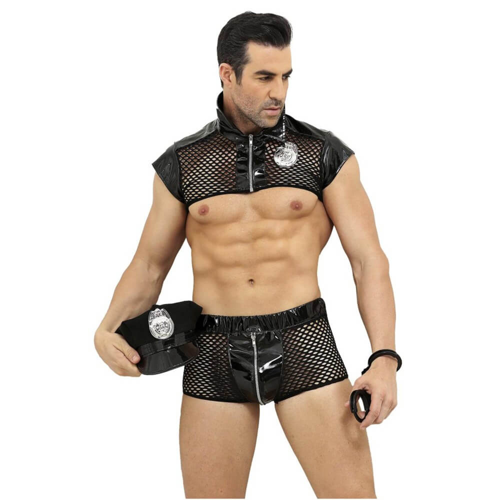 Déguisement Policier Sexy Luxe Homme - 324867 - Costumes adulte